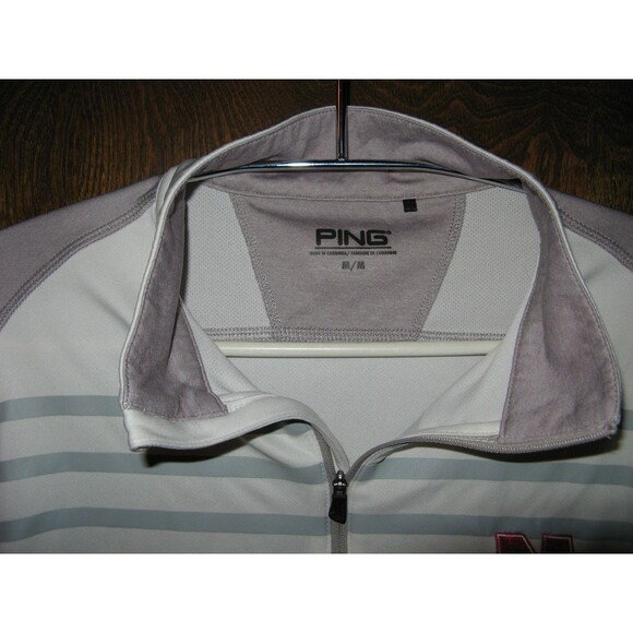 Mens Ping Golf Sensor Cool Nebraska Cornhuskers 1/4 Zip Pullover Jacket Shirt  M - Picture 3 of 4